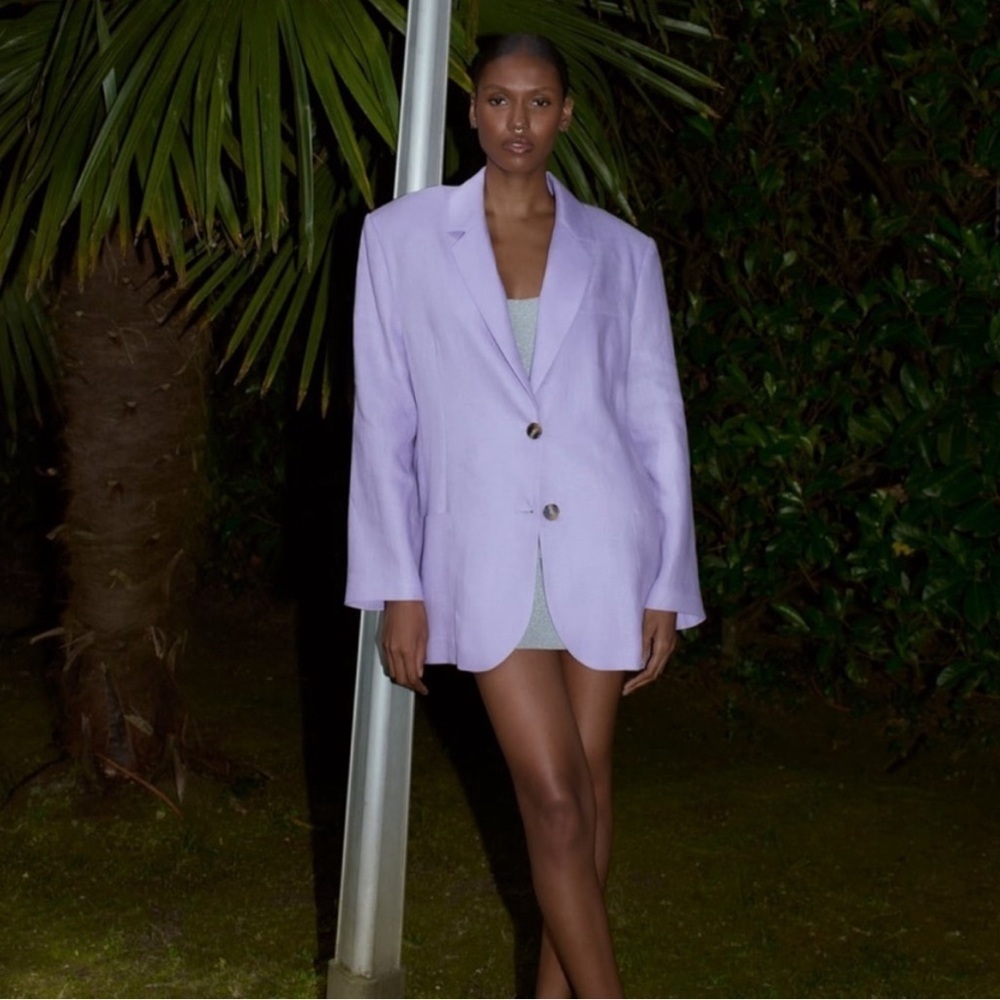 Zara Purple Blazer - Picture 11 of 11